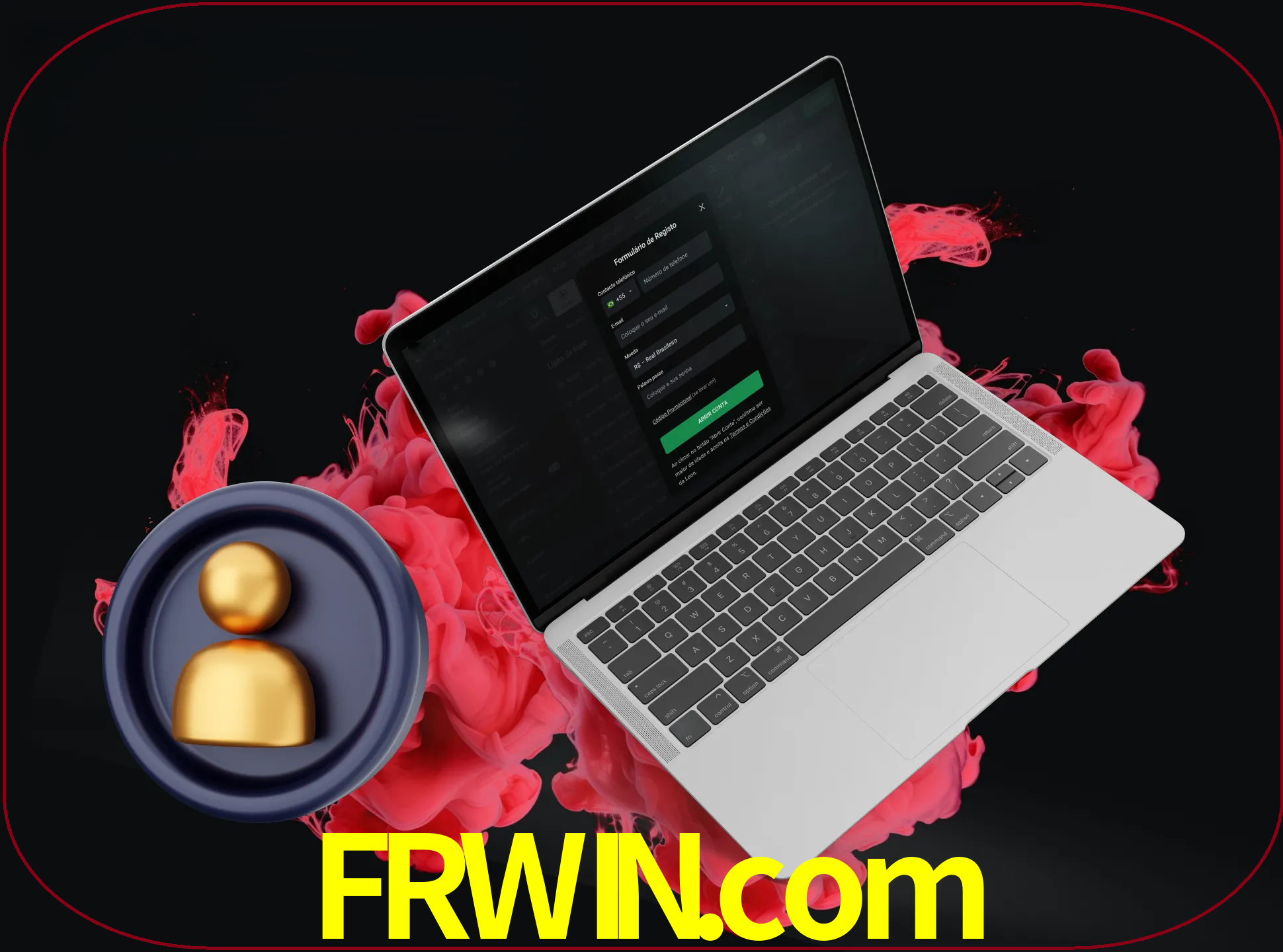 No cabeçalho do site frwin, clique no botão que o levará a um formulário especial onde terá de introduzir as suas informações actuais.
