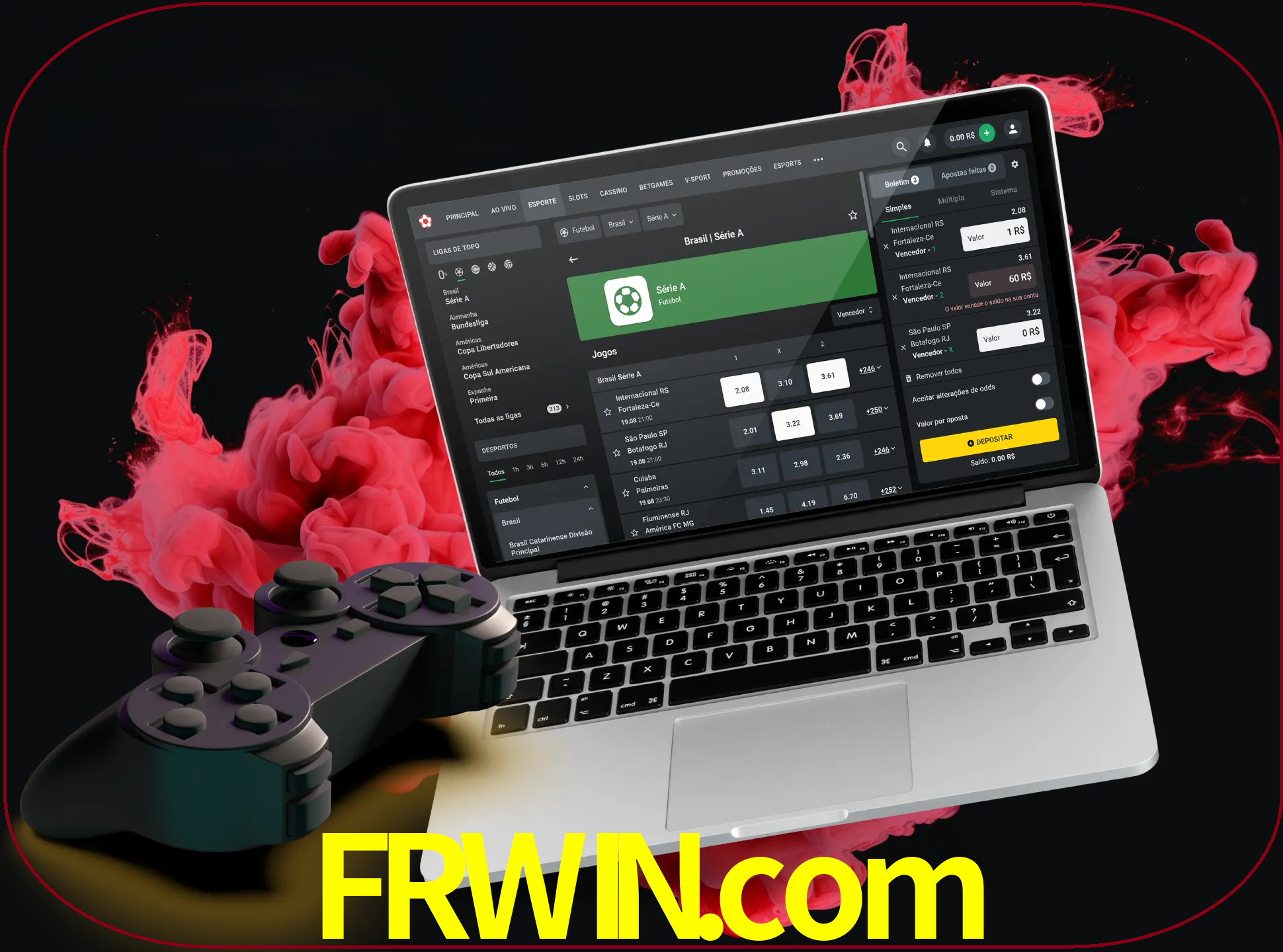 Visite a secção especial de jogos de vídeo em frwin para descobrir em que jogos pode apostar e ganhar muito dinheiro.