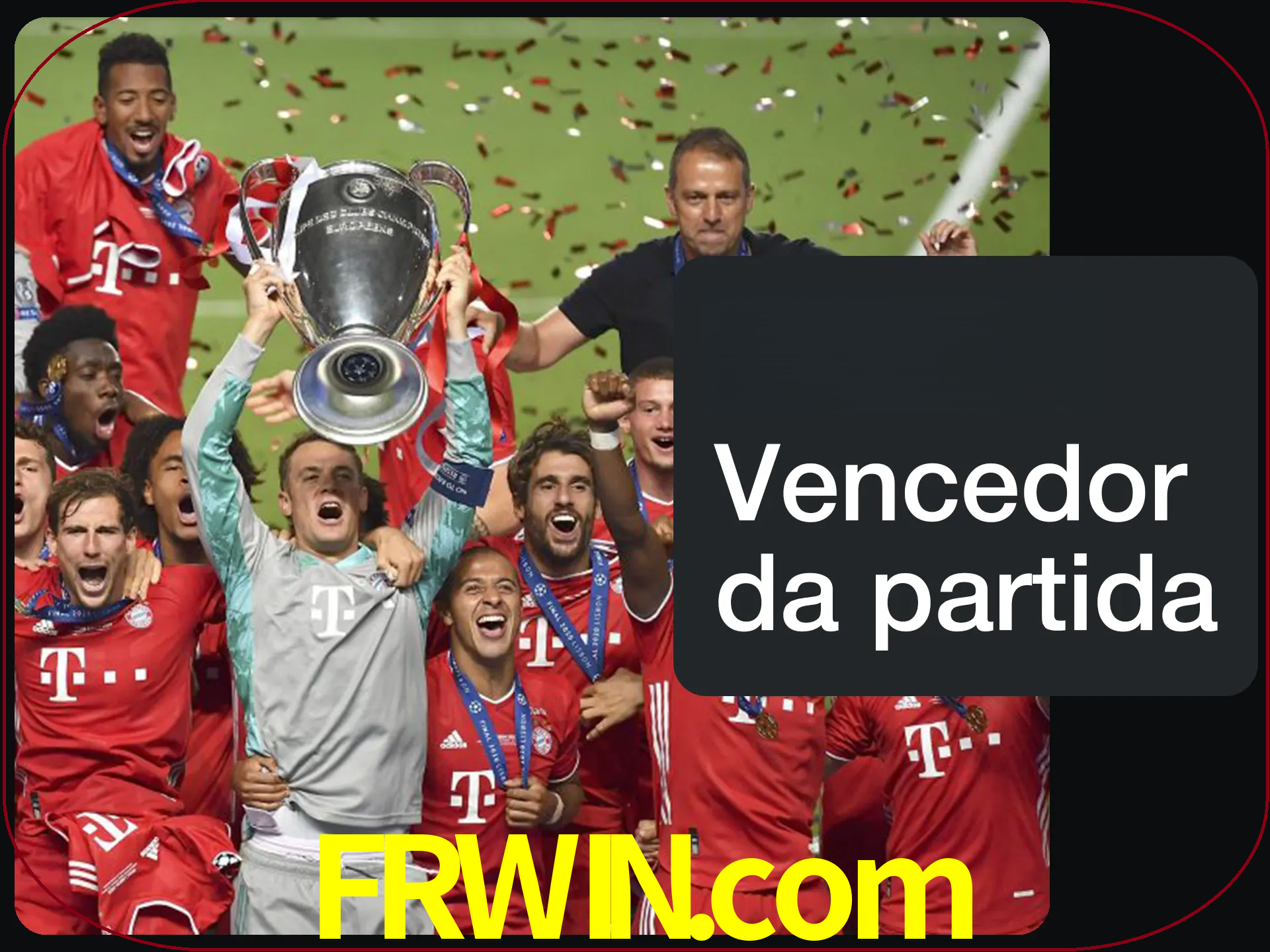 Aposte no vencedor e ganhe uma grande quantia de dinheiro.