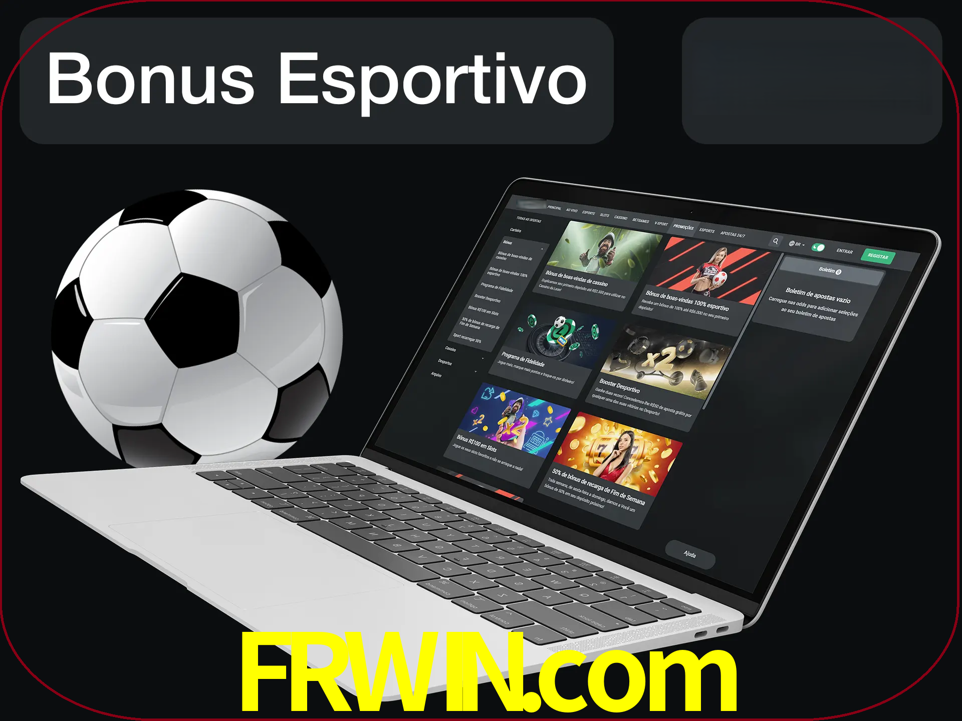 Antes de começar a apostar, use o bônus esportivo.
